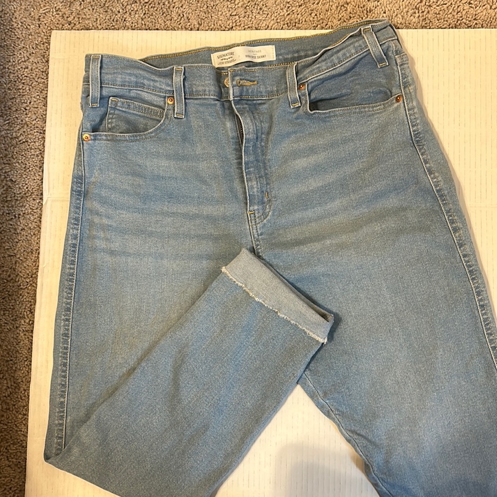Levi Strauss Heritage High Rise Skinny size 14 -W32